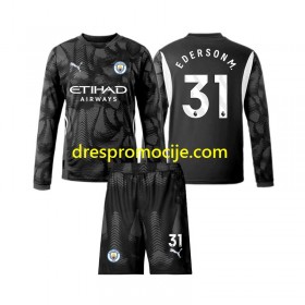 Manchester City Ederson Moraes 31 Dres Golmanski Dječji Četvrta 2024/2025 Dugim Rukavima